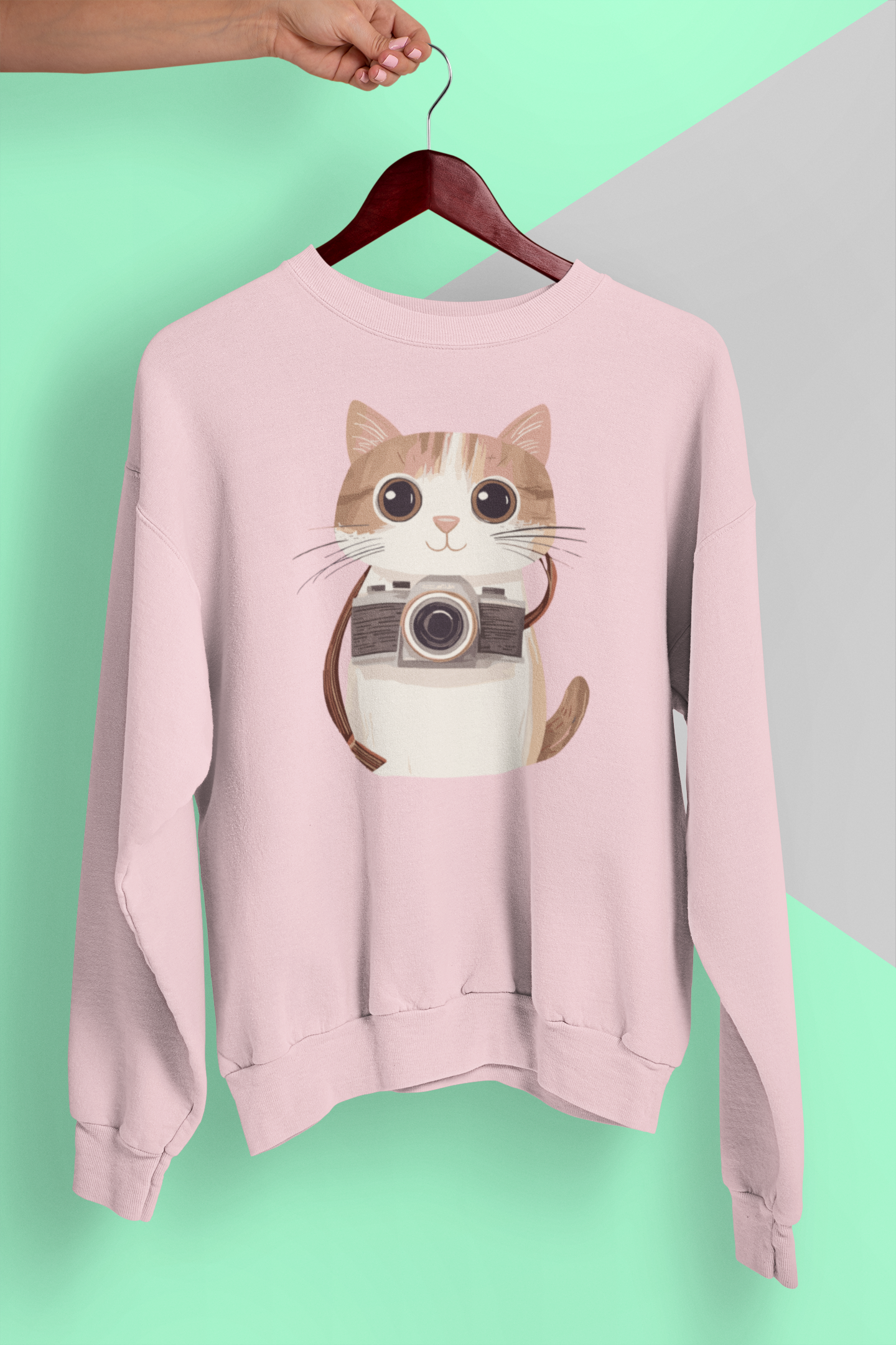 Cat Holding a Camera