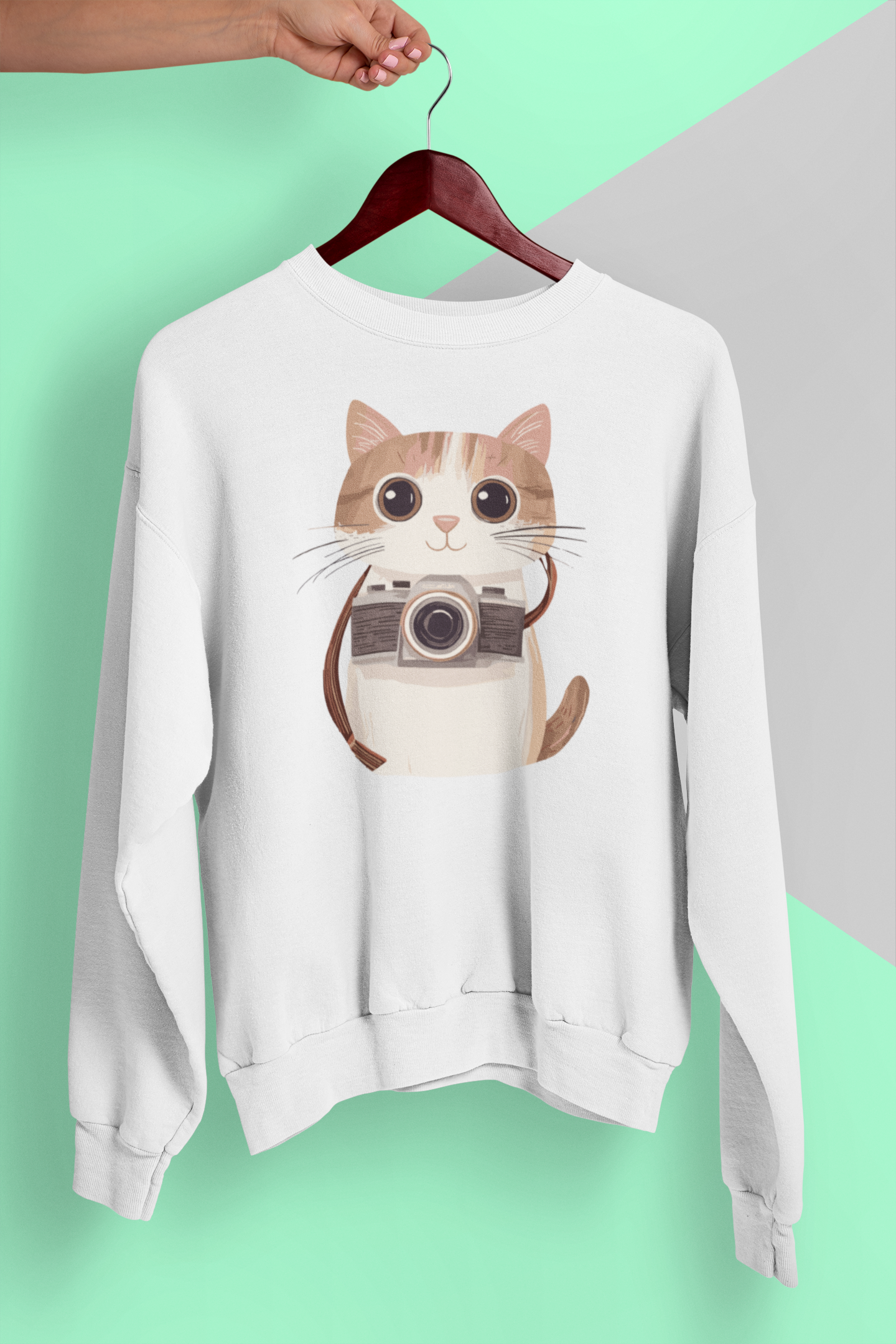 Cat Holding a Camera