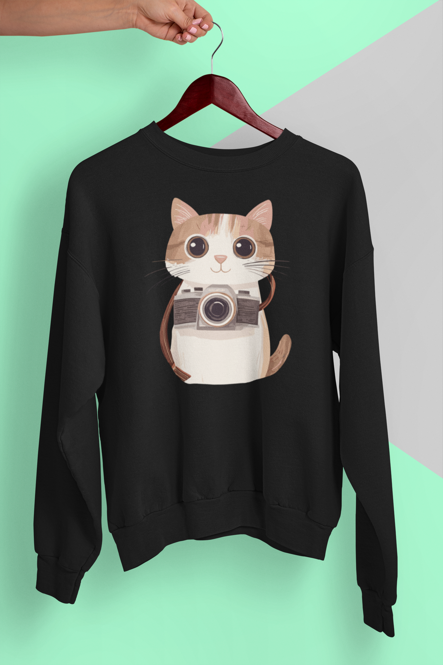 Cat Holding a Camera