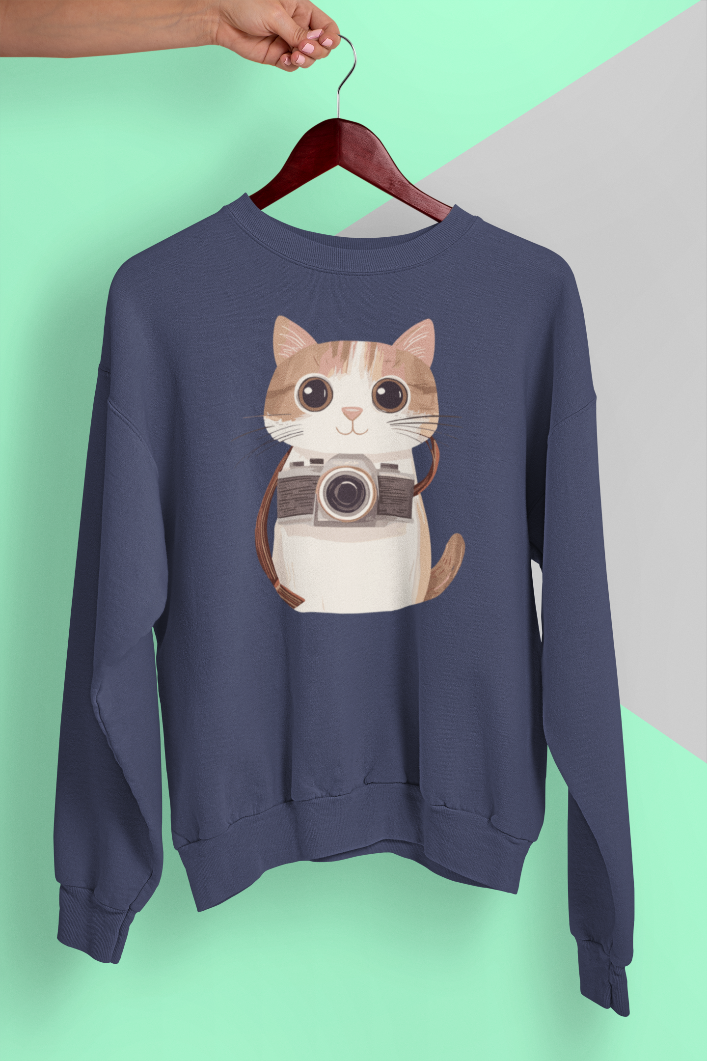 Cat Holding a Camera