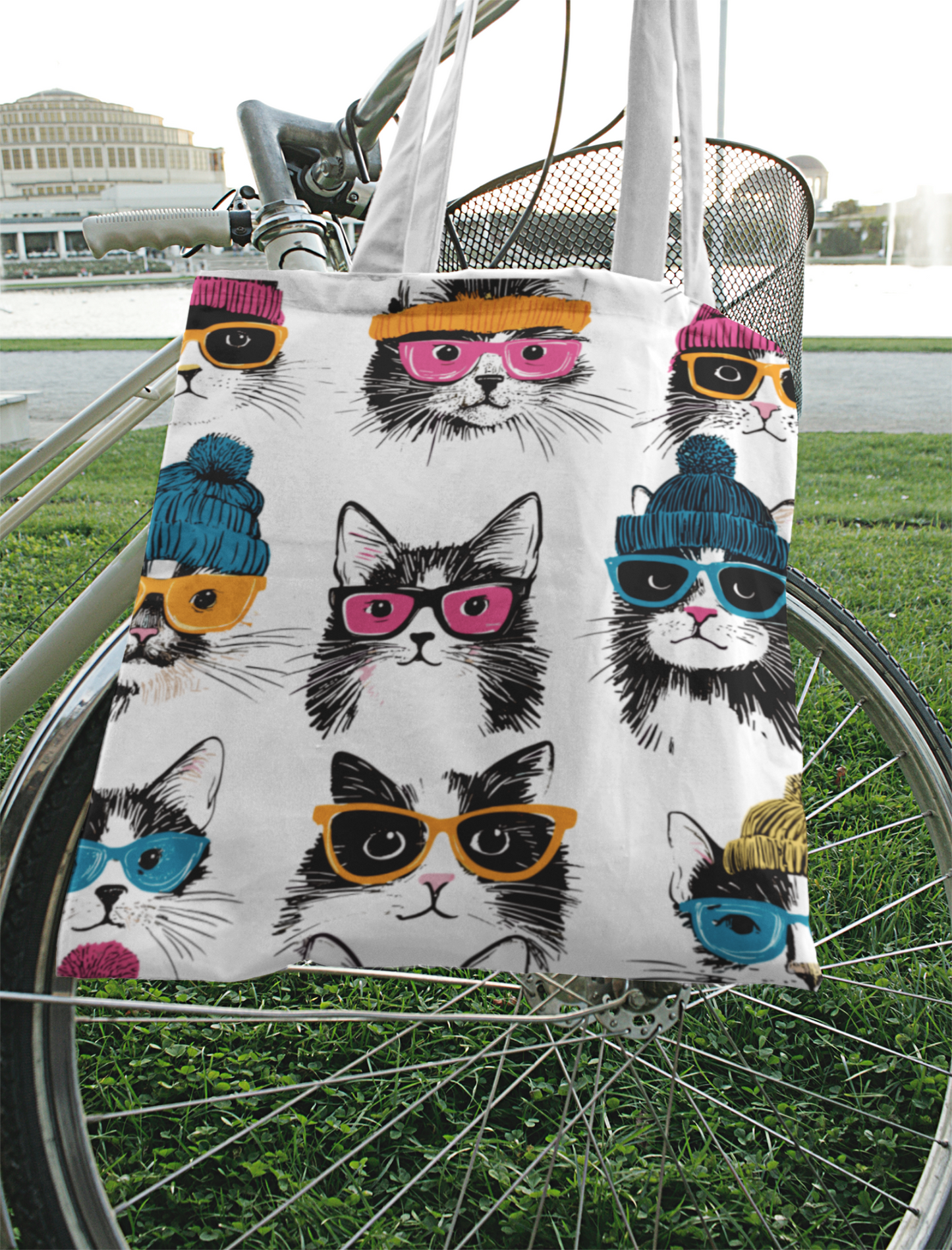 Cats Sunglasses Bag (All Over Print)