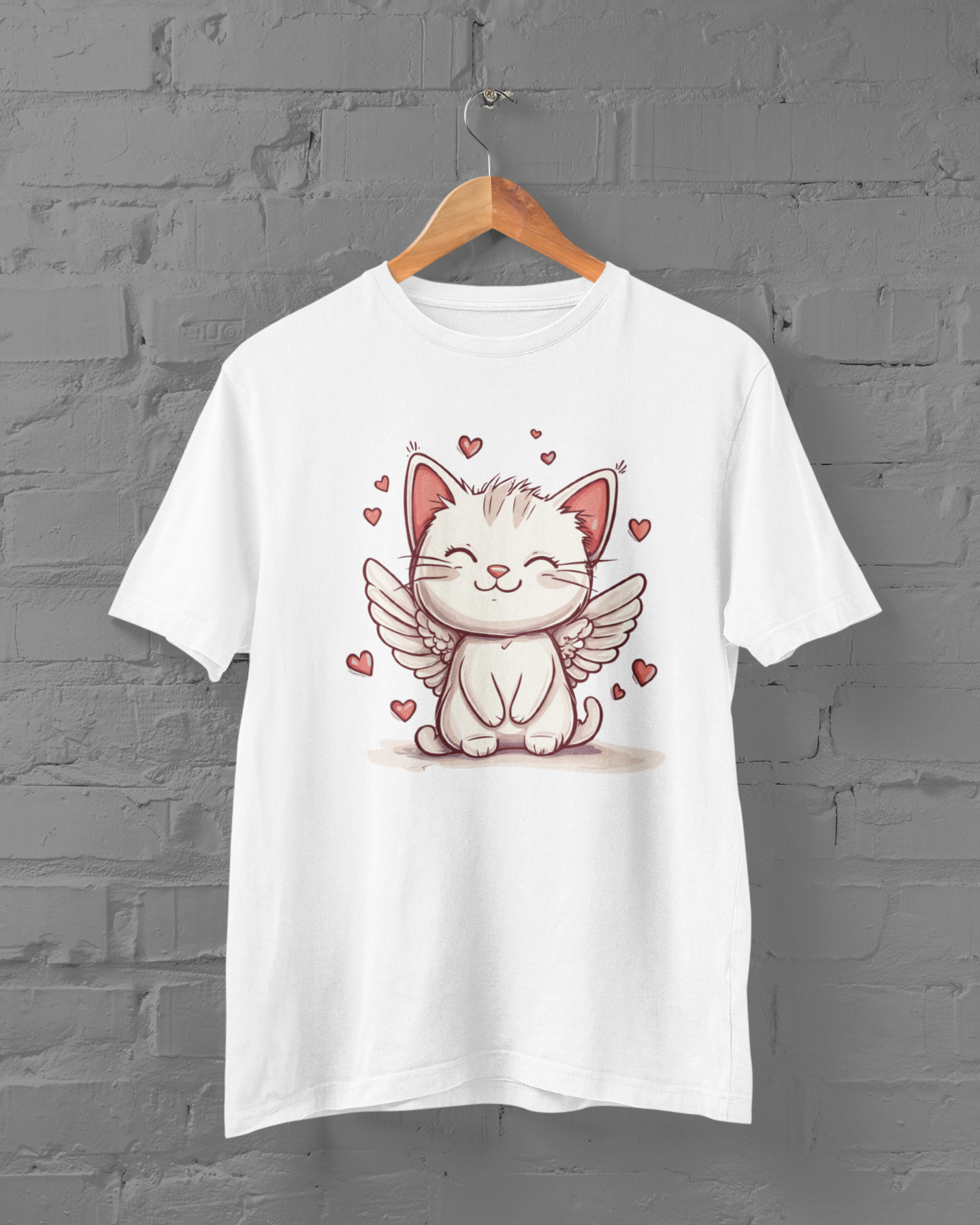 Cat Angel T Shirt