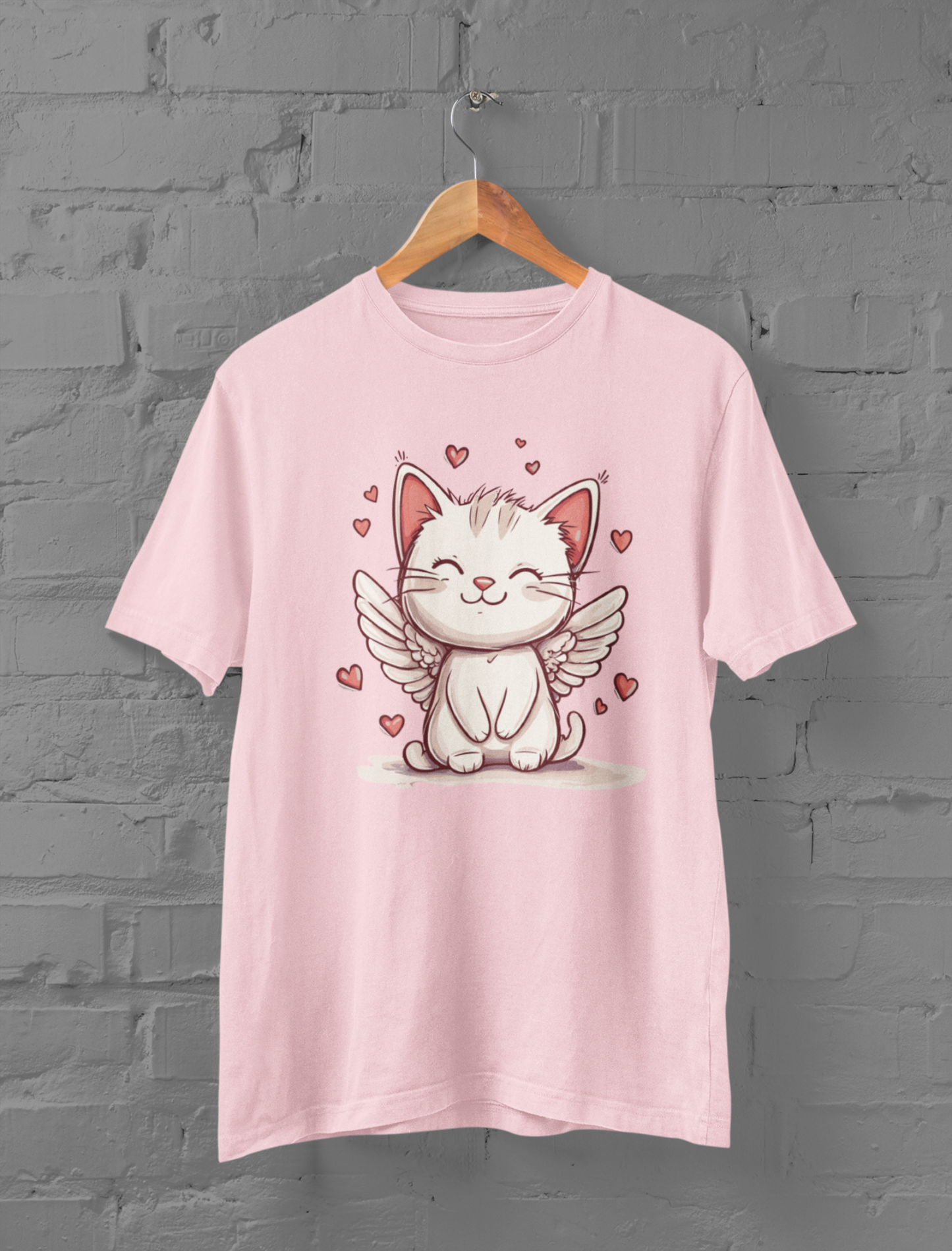 Cat Angel T Shirt