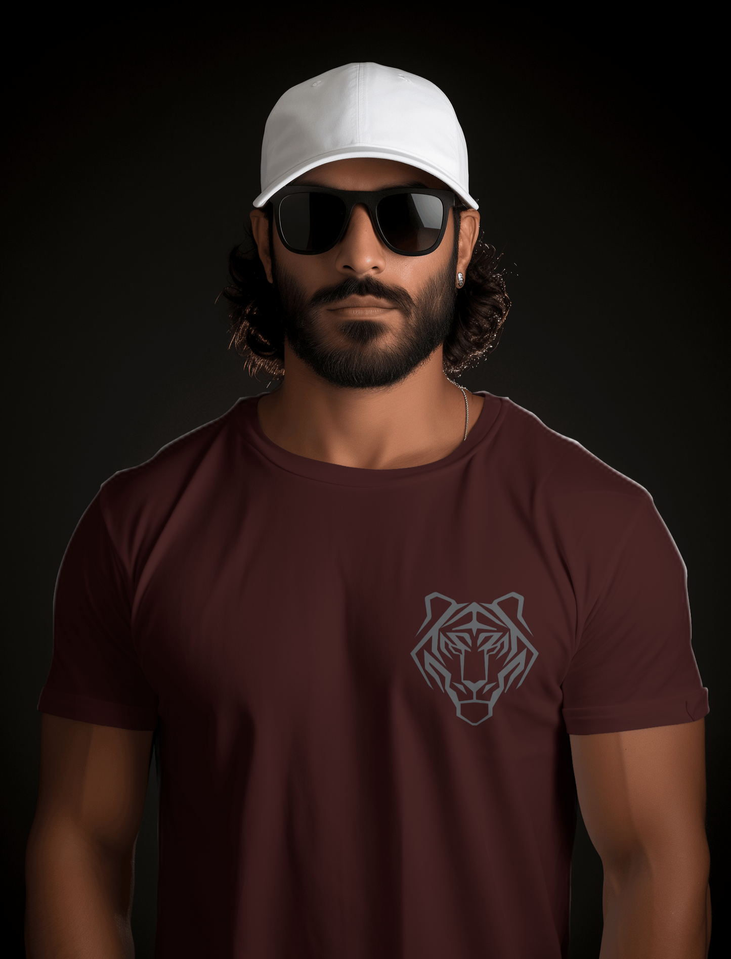 Tiger Heart Maroon