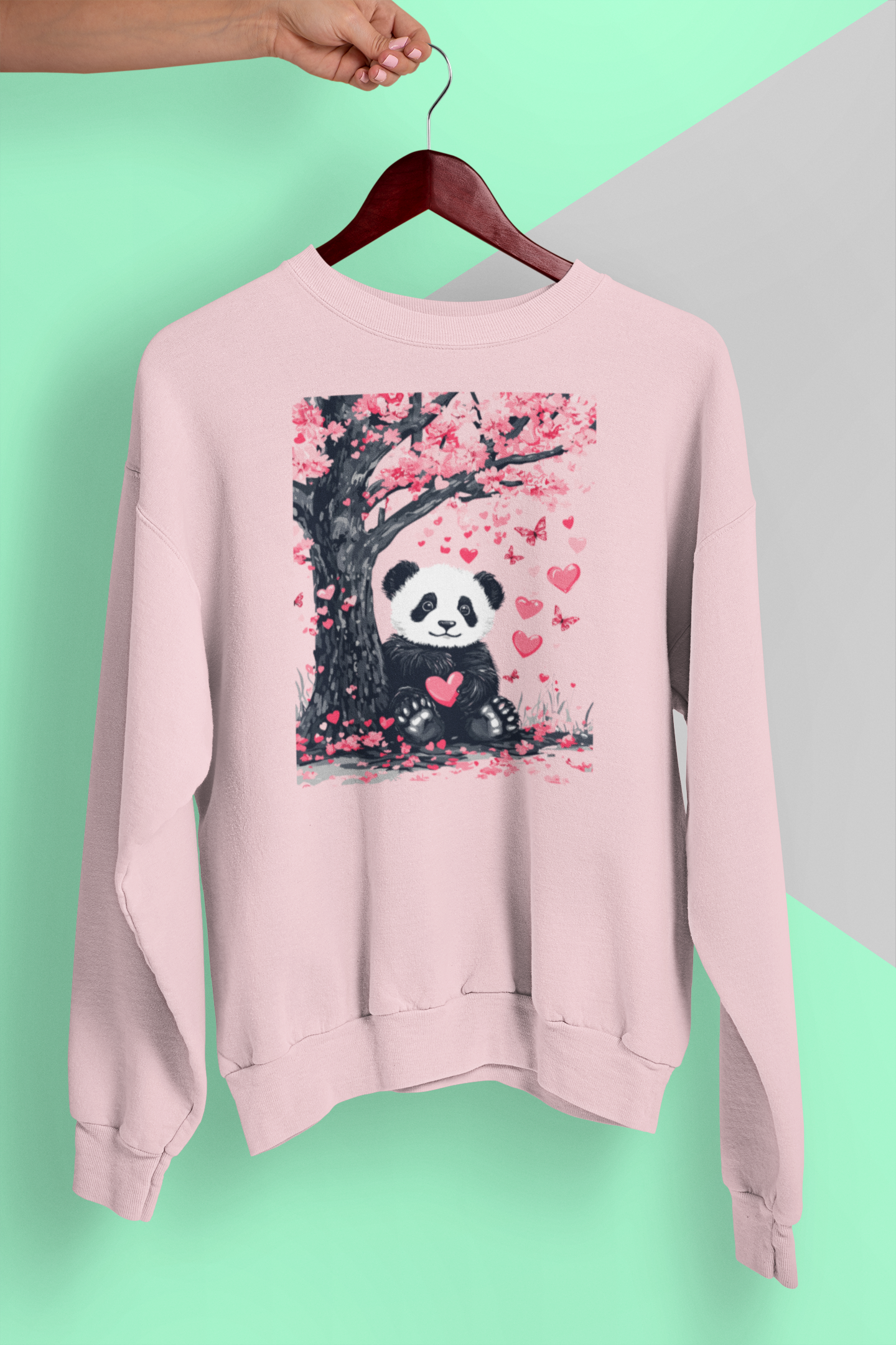 Panda Blossom Love