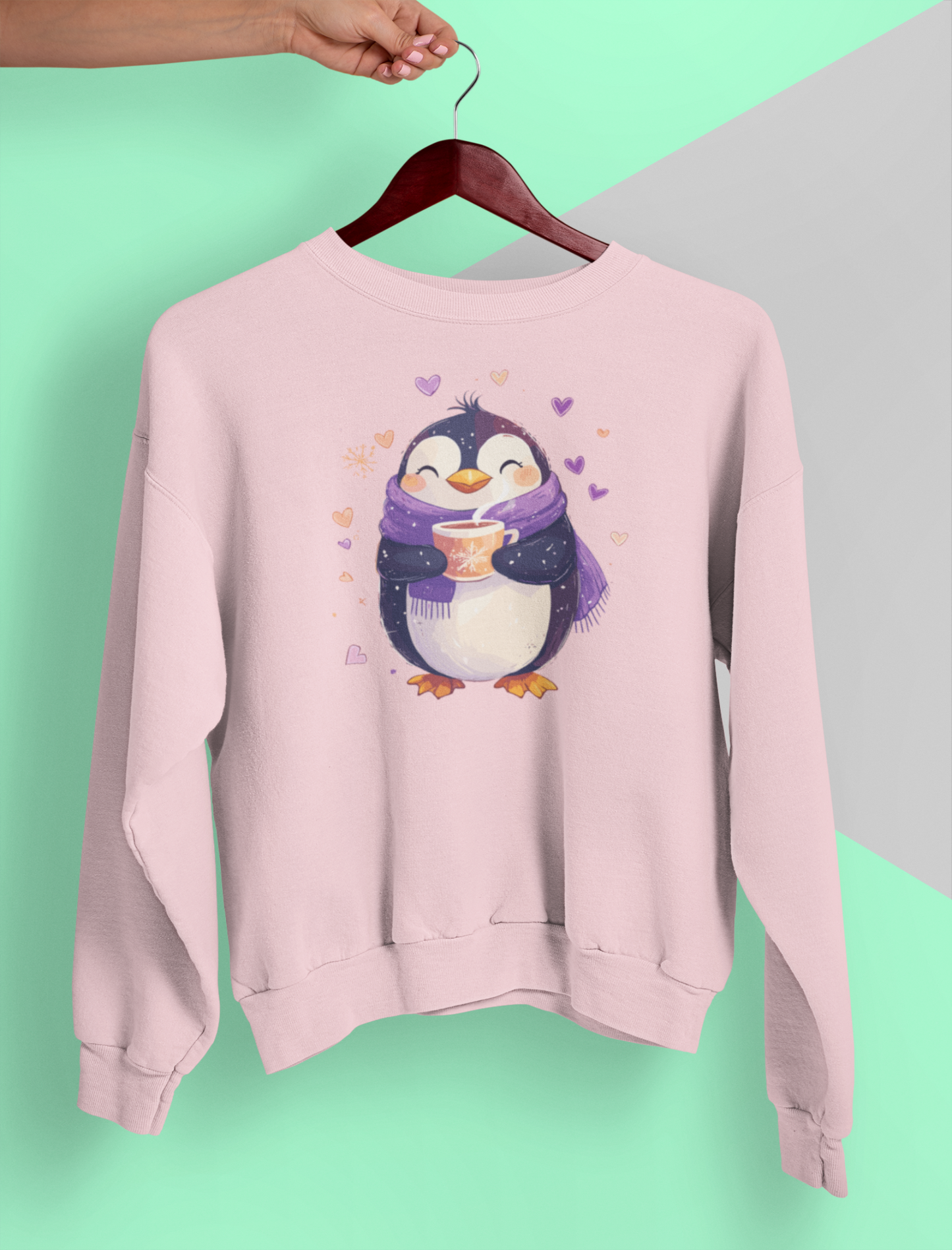 Cozy Penguin Sips