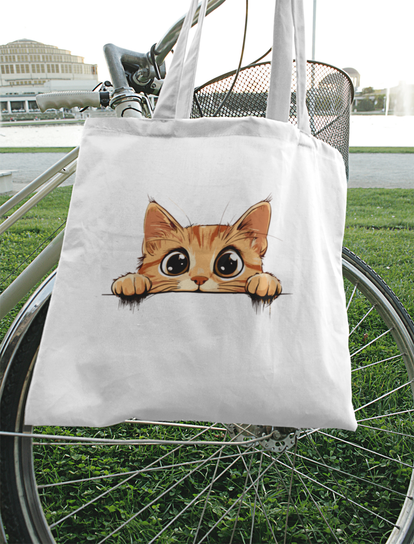 Cat Peeking Bag