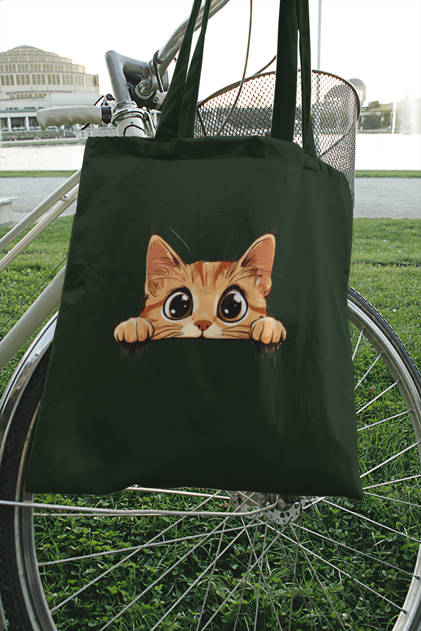 Cat Peeking Bag