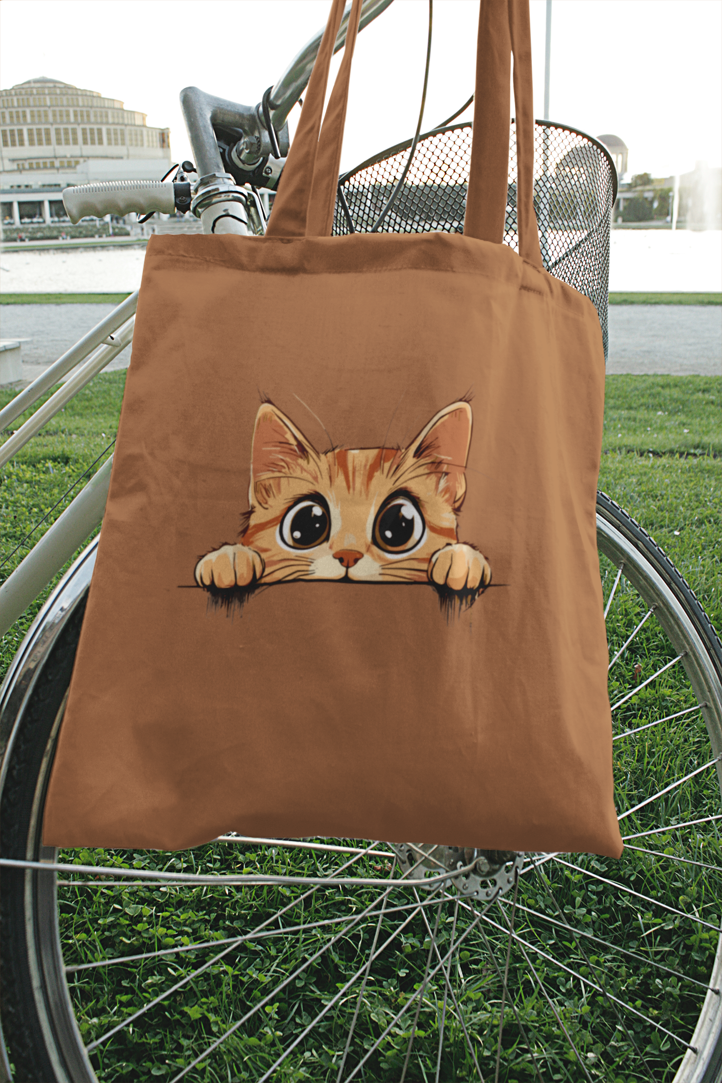 Cat Peeking Bag