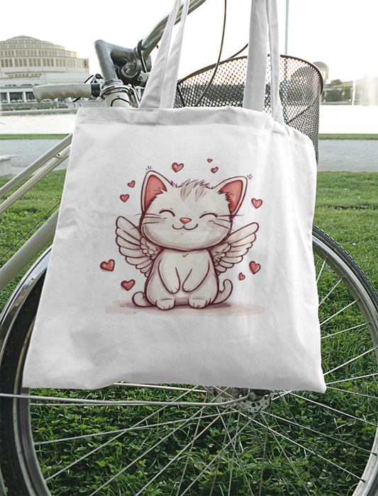 Pink Cat Angel Bag