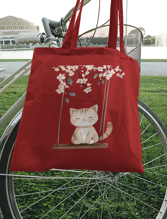 Cat On Swing Bag