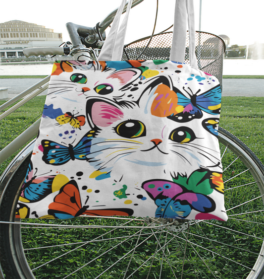 Cat Butterfly Bag (All Over Print )