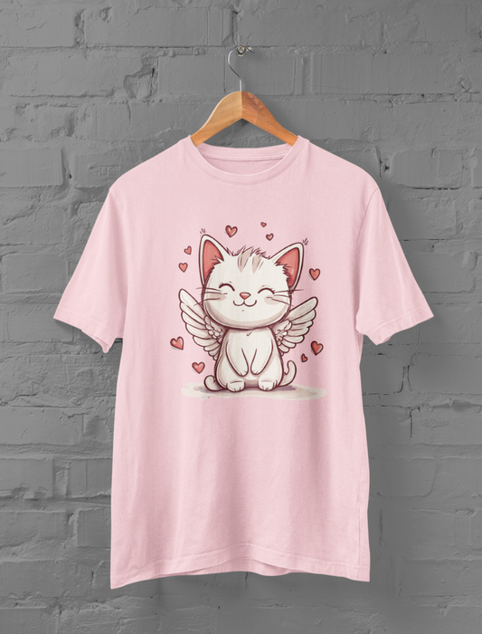 Cat Angel T Shirt