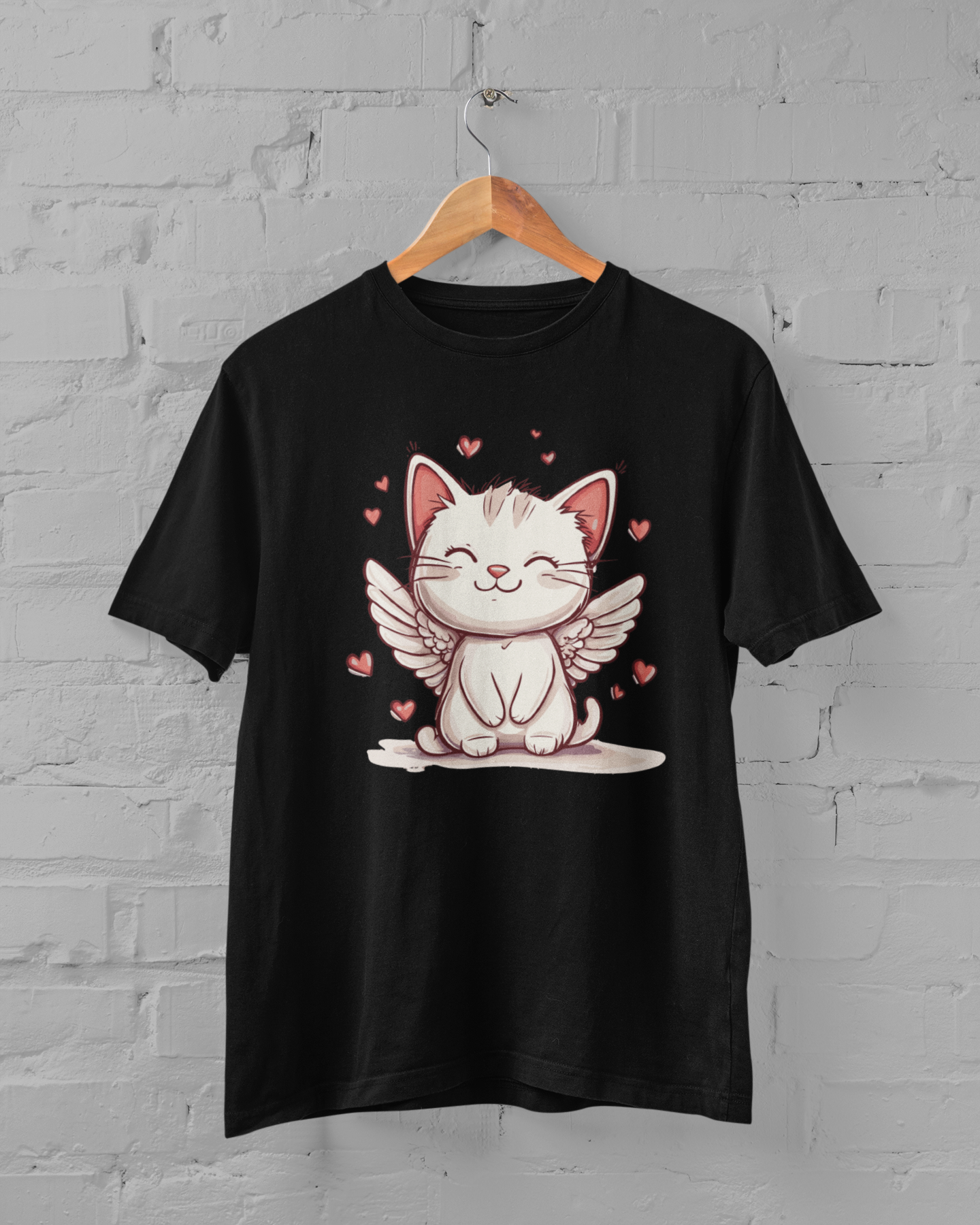 Cat Angel T Shirt