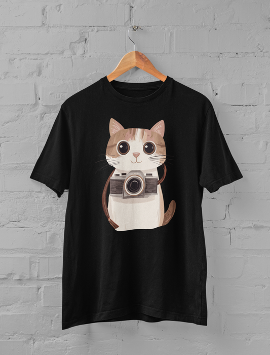 Cat Camera T Shirt