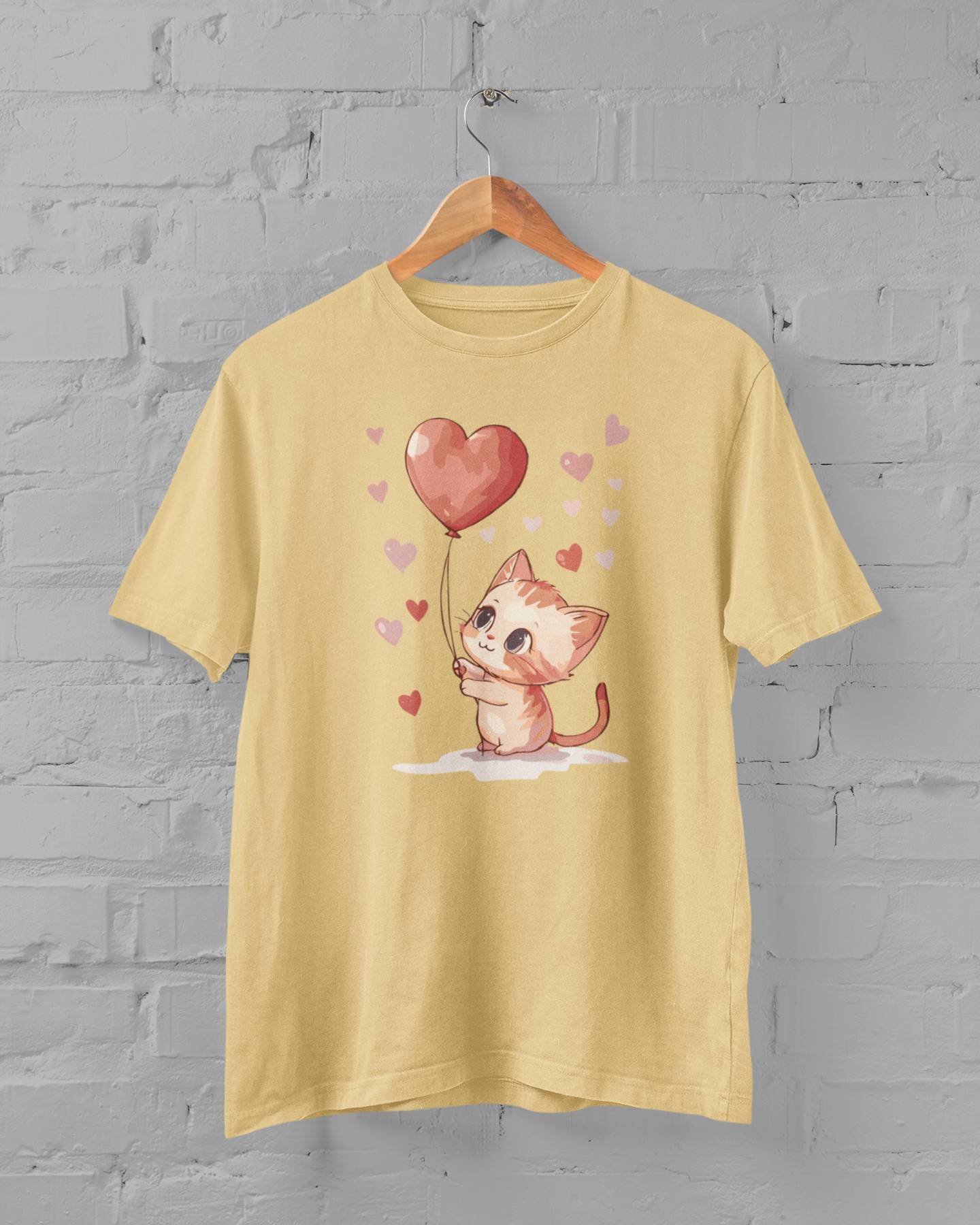 Cat Balloon T Shirt